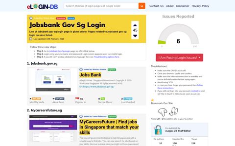 Jobsbank Gov Sg Login