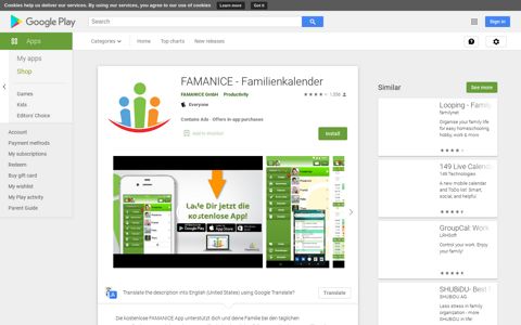 FAMANICE - Familienkalender - Apps on Google Play