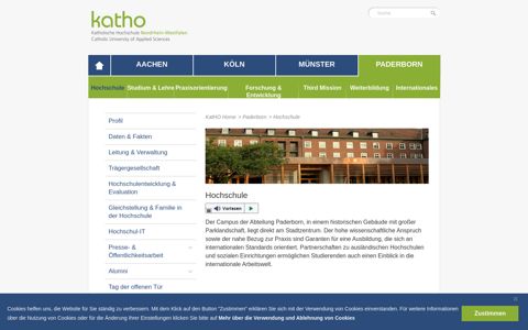 Hochschule - KatHO