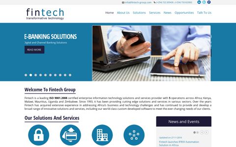 Fintech Group - Transformative Technology