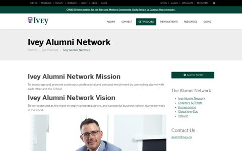 Ivey Alumni Network | Ivey Alumni - Ivey Business School