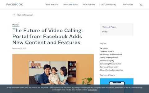 The Future of Video Calling: Portal from Facebook Adds New ...