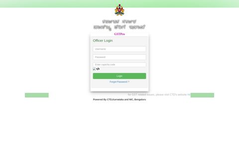 GSTPro login - GST-Karnataka