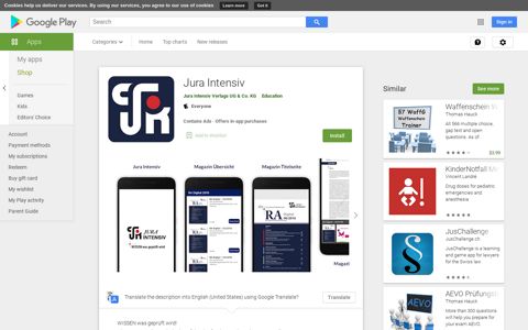 Jura Intensiv - Apps on Google Play