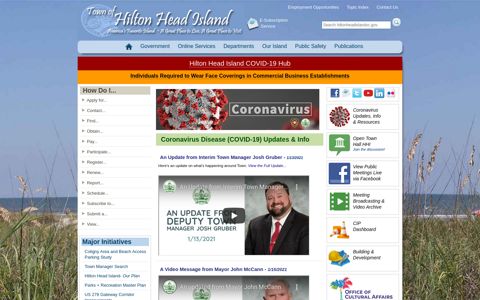 Town of Hilton Head Island Municipal Government Website