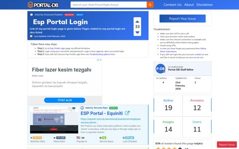 Esp Portal Login - Portal-DB.live