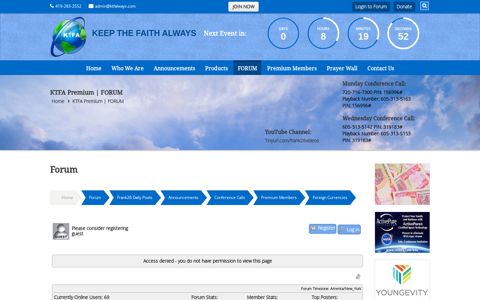 keep the faith always - FORUM | KTFAlways.com - Frank Villa