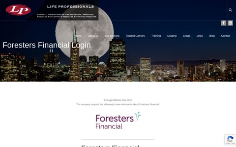 Foresters Financial Login :: Life Professionals