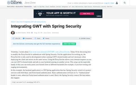 Integrating GWT with Spring Security - DZone Java
