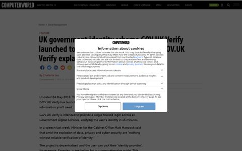UK government identity scheme GOV.UK Verify launched today