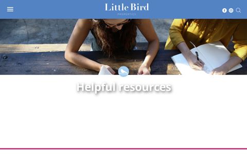 Helpful resources - Little Bird Properties