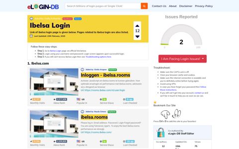 Ibelsa Login - A database full of login pages from all over the ...