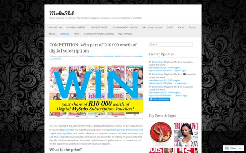 COMPETITION: Win part of R10 000 worth of digital ...