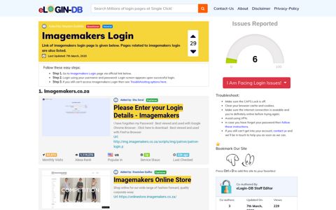 Imagemakers Login - A database full of login pages from all ...
