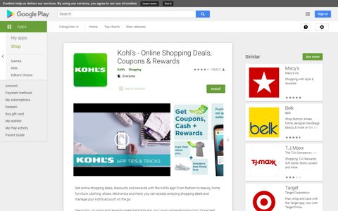 Kohl's - Online Shopping Deals, Coupons & Rewards - Apps ...