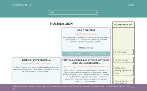 fractalia login - General Information about Login - Logines.co.uk