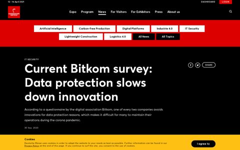IT Security: Current Bitkom survey: Data protection slows ...