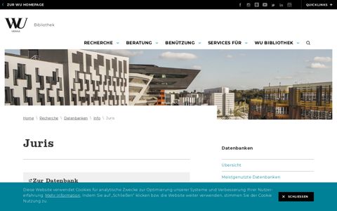 Juris - Info - Datenbanken - Wirtschaftsuniversität Wien