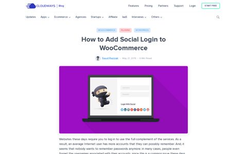 How to Add Social Login to WooCommerce - Cloudways
