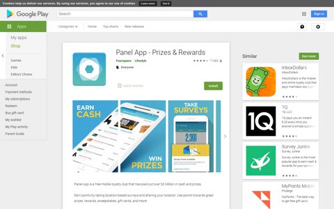 Panel App - Prizes & Rewards - Apps on Google Play