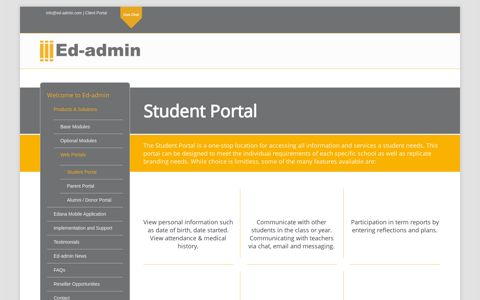 Student Portal | Ed-admin - Ed-admin