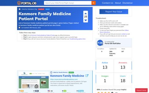 Kenmore Family Medicine Patient Portal