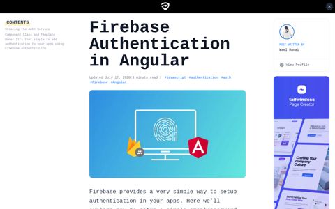 Firebase Authentication in Angular - DevDojo