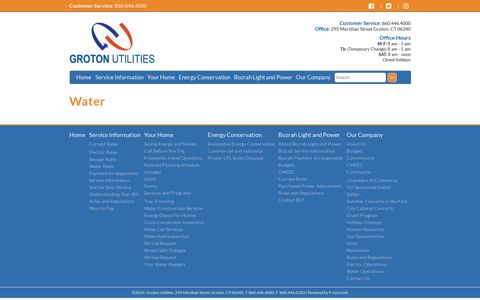 Water - Groton Utilities
