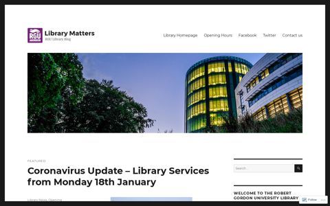 Library Matters – RGU Library Blog