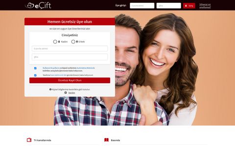 eCift.com: Ciddi, Seviyeli Arkadaşlık, Evlilik Sitesi