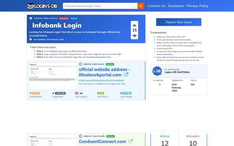 Infobank Login - Logins-DB