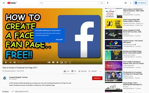 How to Create A Facebook Fan Page 2017 - YouTube