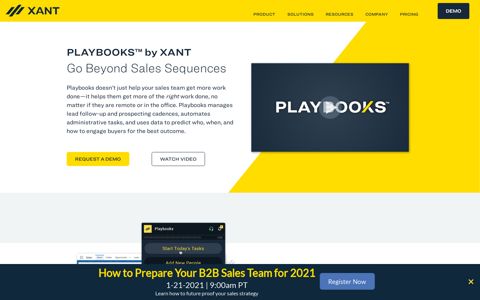 Playbooks™ Sales Engagement & Automation Platform ...