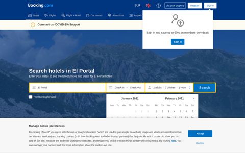 The best available hotels & places to stay near El Portal ...