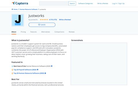 Justworks Reviews and Pricing - 2020 - Capterra