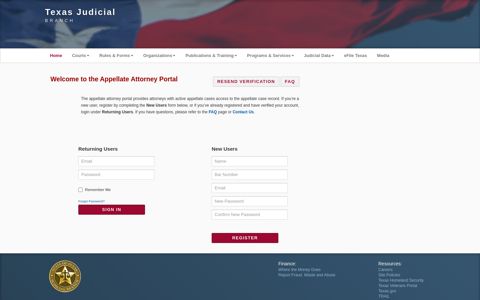 Welcome to the Appellate Attorney Portal - My ASP.NET MVC ...