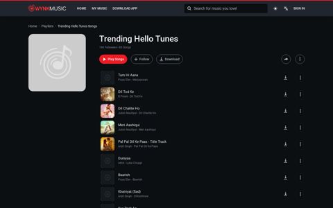 Trending Hello Tunes Songs - Play songs Online or Download ...