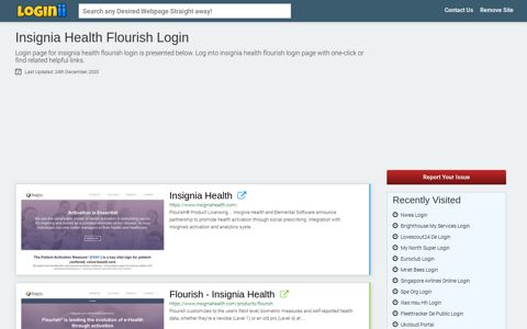 Insignia Health Flourish Login - Loginii.com