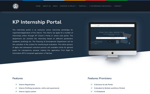 KP Internship Portal - PMRU - Khyber Pakhtunkhwa