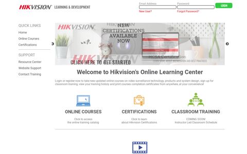 Welcome to HikvisionLearning.com Learning