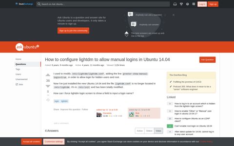 How to configure lightdm to allow manual logins in Ubuntu ...