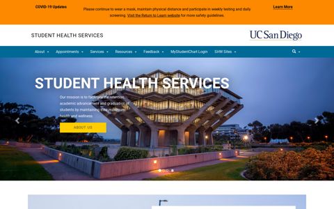 Student Health Services at UC San Diego