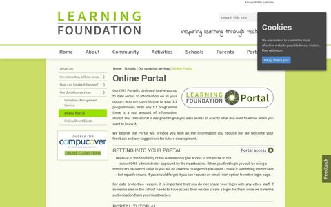 Online Portal - Learning Foundation | Learning Foundation