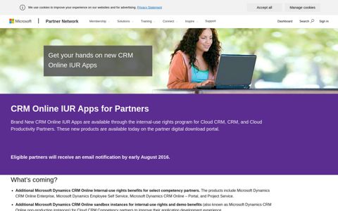 CRM Online Apps - Microsoft Partner Network