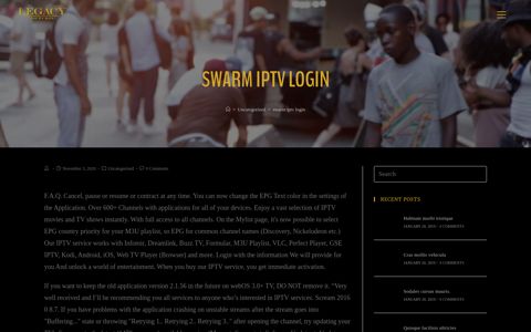 swarm iptv login - Legacy Pictures