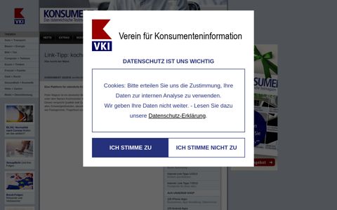 Link-Tipp: kochmonster.de - 1.300 Rezepte - KONSUMENT.AT
