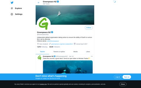 Greenpeace NZ (@GreenpeaceNZ) | Twitter