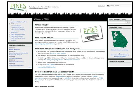 Welcome to PINES | PINES - Georgia Public Library Service