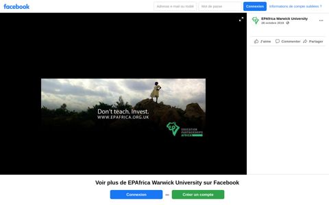 EPAfrica Warwick University | Facebook