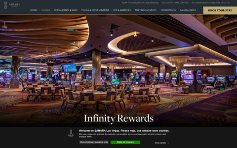 SAHARA Las Vegas Infinity Rewards |